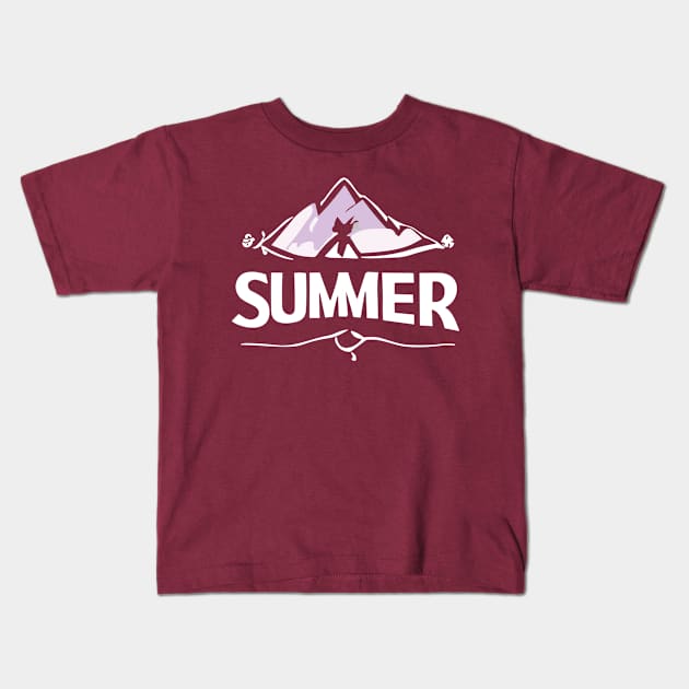 Summer camp Kids T-Shirt by Edy